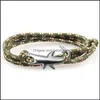 Charm Bracelets Juwelierhai Anker für den gesamten Style Gun Metal MTI Farben Segler