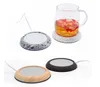 USB Cup Warmer Metal Coaster Pads Portable Home Electric Powered Desktop Tea Coffee Beverage Cups Mug Warmer-Mat Pad Aluminium Plate SN6686