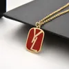 Designer Letter Necklace Pendant For Men Womens Gold Chain Halsband Luxury Fashion Women Jewelry Mens Unisex Chin Halsband 220722955