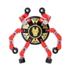 Fidgety Toys FingertiP Mechanical Gyro Puzzle deforma￧￣o Mech Cadeia Mudan￧a de forma de rota￧￣o de brinquedos de descompress￣o