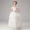 Burgundy Flower Girl Dresses 2022 소녀 볼 가운 웨딩 파티 드레스 아이 저녁 무도회 드레스를위한 첫 성찬식 드레스