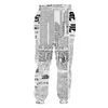 Summer Fashion Casual Classic Men Sport Length Pants Literal Printing Style Holiday Party Trendyol Sweatpants Custom 220613