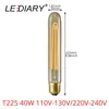 LEDIARY E27 ampoule à Filament de carbone A60 A19 ST64 T45 G95 Vintage Edison ampoule ambre 2700K 40W 110V/220V ampoule à incandescence H220428