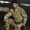 戦術的な軍服のカモフラージュ軍人衣類特殊部隊エアソフト兵士トレーニング戦闘ジャケットパンツ男性スーツ220812