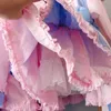 Детские платье 1-6Y Baby Girl Планки Осеннее зимнее розовое платье винтажное испанское турецкое платье принцессы Lolita для девочек Y220510