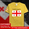 Georgia Cotton T shirt Custom Jersey Fans Nome fai da te Numero Brand High Street Fashion Hip Hop Maglietta casual allentata 220616