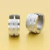 Hoop & Huggie Pair 316L Stainless Steel Ear Piercing Jewelry Double Sand Huggies Earrings For Men WomenHoop Kirs22