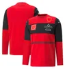 F1 Team Uniform New Red Racing Suit Men's Men's Men's Casual Sports Suring Drying Top