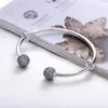 Authentic 925 Sterling Silber Open Armreif Armband CZ Diamond Pave Ball Fashion Womens Hochzeitsgeschenk mit Originalbox -Set für Charms Bracelets4697178
