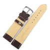 Watch Bands Wholesale High Quality 50pcs/lot 18MM 20MM Genuine Leather Watchband Straps Sport Band Brown&black For Option Hele22