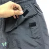 Men's Shorts Black Mesh Cargo Shorts Season Men Women Zipper Pocket Man Shorts Slightly Oversize Breeches T220825