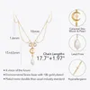 Pendant Necklaces Original Kpop Moon Star Pendants Collares Pearl Necklace For Women Gold Color Fashion Jewelry Wedding P3308Pendant