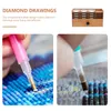 Hooks & Rails Set Diamond Drawing Organizer Square Bottle Storage Drawer Beads BoxHooks
