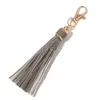 Mode Lang lederen Tassel Key Chain Ring Fringe Accessories Diy Decoratie Gordijnzak Tassel naaimakjes DE159