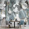 Custom Modern 3D Wallpaper Muren Inkt Steen Geometrie Papel de Pared 3D Woonkamer Slaapkamer TV Achtergrond HD Wall Paper