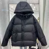 Qingwen Winter Katoenen Gekated jas Vrouwen losse capuchon Warm Zipper Parka Vrouwelijke jas Casual Dikke Buffer Jacket Snow Runner L220725