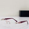 새로운 Rimless Flat Mens Ladies 안경 모델 : BV4533H HD 투명한 캐주얼 장식 인기있는 미스 안경 프리미엄 품질 오리지널 박스