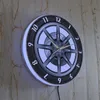 Naprawa serwisowa właściciel garażu Koło opon niestandardowe automatyczne zegar ścienny Zegarek Vintage Cool Mechanic Gift Idealny do warsztatów samochodowych 220615