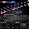 Sougayilang Rod Robo Reel and Spinning Tons Fishing Line Lere Sac Hooks Float Full Set3041115