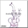 9 tum återvinnsglas Bong Tornado Hookah Återvinningsbara dabriggar som röker vattenrör bongs hårda rör storlek 14mm fog med skål eller kvarts banger