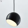 Pendant Lamps Nordic Minimalist Rotating Sphere Led Hanging Lamp Post-modern Design Living Room Restaurant Bedroom Bedside Cafe LightsPendan
