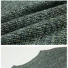 メンズセーター韓国のシックな緑の編みカーディガンセーターメンズルーズオネック長袖ジッパーセーターコートタイド秋の冬季