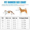 Reflective Pet Harness Dogs Strap With Leash Adjustable Nylon Harness Vest Breathable Collars For Chihuahua Small Large Dogs 220815