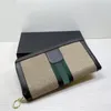 Portefeuilles de créateurs pour hommes femmes mode clip sac portefeuille classique fermeture éclair en cuir porte-carte passeport sacs cosmétiques de haute qualité