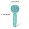 Cat Brush Pet Comb Hår tar bort hundhårkam för katthund Grooming Hair Cleaner Cleaning Beauty Slicker Brush Pet Supplies FY3800 9715165