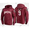 A3740 Male Ohio State Buckeyes College Team Hoodie Jersey 9 Binjimen Victor 7 Dwayne Haskins 2 J.K. Dobbins 14 K.J. Hill J.T. Barrett Mike Weber