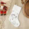 UPS Nouvelle décoration de Noël fournitures de Noël grandes chaussettes pendentif arbre de Noël enfants 039s cadeau sac de bonbons scène habiller2864755