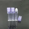 Rolo de óleo de brilho labial quadrado em garrafa portátil vazio recarregável maquiagem de frascos de tubo