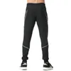 Mens Sport Pant Zipper Pockets Training Bodybuilding Trouser Quick Dry Fitness Running Long Pants Letter Printing Gym Sweatpants 220509
