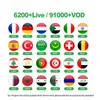 Leadcool Android 9.0 Full HD Frans Arabisch UK LxTream Player TV Box 6200Live 80000VOD Ondersteuning WiFi H.265 4K Settop Box