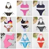 Designer Fe Summer Fashion High-end sexy Strap Beach Bikini Women Swimsuit Girls Bathing Abitudini Textile Swimwear Bikini Bikini Set di abbigliamento monopezzo Swimming Bikini