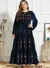 Ubranie etniczne Eid Winter Velvet Sukienki dla kobiet Abaya Dubai Pakistani Turcja Islam Arabska Sukienka Hidżab Sukienka Robe Musulane Longue Maroc