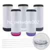 New arriving 16OZ Sublimation 4 In 1 Speaker Tumblers 5 colors bluetooth tumbler with two lids and plastic straw DHL