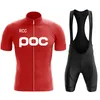 RCC POC Cycling Set Mountain Bike Uniform Summer Mans Cycling Jersey Set Road Bicycle Jerseys MTB Bicycle Wear 2206212261