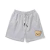Palm Pa Angel Beheaded Bear Towel Embroidered Elastic Waist Drawstring Sports Casual Shorts for Men and Women Quick-dry Ywt3s