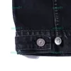 Herenjacks beroemde heren denim jas mannen vrouwen hoogwaardige casual jassen zwart blauw mode stylist bovenkleding maat m-xxl