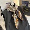 Квадрат 100% настоящий шелковый шарф женские буфанда шали обернуты для леди шелкового прохождения натуральные Floomard Femme Bandana шарфы Pashmina 2022