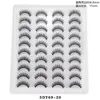 Fluffy Eyelashes une boîte de 20 paires Pack Factory Wholesale Discount Package 3D Natural Short Lashes