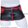 shorts de boxeador vermelho