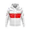 Felpa con cappuccio con zip per tifosi di F1 Formula 1 Logo della squadra Felpe con cappuccio da uomo Pullover casual Felpa con cappuccio da uomo moda primavera e autunno