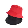 Doublesided Wearing Solid Color Bucket Men Women Reversible Fisherman Hat Summer Panama Cap Sun Fishing Gorros 2207026656524