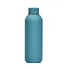 500ml 304 Roestvrij Staal Frosted Fles Sport Water Draagbare Buitensporten Cup Isolatie Reizen Thermoskan Flessen Z11