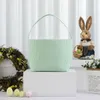 Party Supplies Bulk Easters Bucket Stripe Large Storage Candy Bags Single Handle Easter Basket New Style For Festival Easter Gift Bag