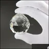 30 mm heldere kristallen ballen kroonluchter bal prisma transparant gefacetteerde drop levering 2021 decoratieve objecten figurines home accenten decor gard