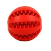 5 cm Pet Dog Toys Ball grappige interactieve elasticiteit honden kauwspeelgoed voor hondentand schone bal van voedsel extra-zacht rubberen bal b0504