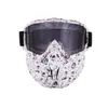 نظارات التزلج على الجليد قناع الوجه Snowmobile Goggles Skiing Windproof Motocross Sunglasses Outdoor Eye